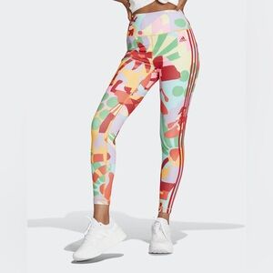 Adidas x Farm Rio Training Tights Leggings High Waisted Size 1X NWT